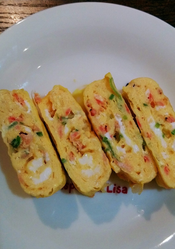 干しエビと長ネギの卵焼き-レシピのメイン写真