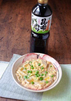 高野豆腐の卵とじ-レシピのメイン写真