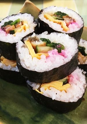 うちの巻き寿司(太巻き)-レシピのメイン写真