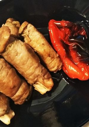 エリンギの肉巻き～ジェノベーゼソース～-レシピのメイン写真