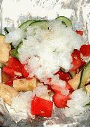 高野豆腐とトマトのみぞれあえ-レシピのメイン写真