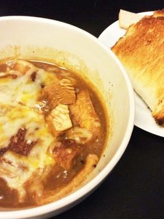 簡単ブランチ☆ カレーグラタンスープ-レシピのメイン写真