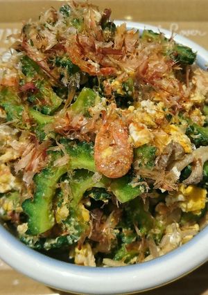 ゴーヤと豚肉の苦くない和風チャンプル-レシピのメイン写真