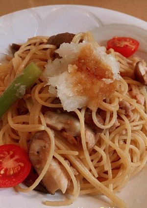アスパラと椎茸の和風ツナパスタ♡-レシピのメイン写真
