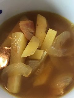 新玉ねぎとジャガイモのカレースープ-レシピのメイン写真