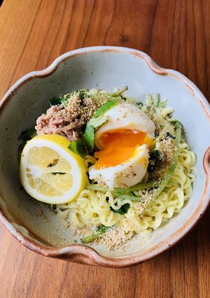 ☆レモンでさっぱり☆夏のとんこつ麺-レシピのメイン写真