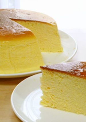 しっとりふわふわ＊スフレチーズケーキ-レシピのメイン写真