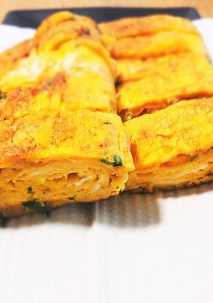 ツナそぼろで玉子焼き-レシピのメイン写真