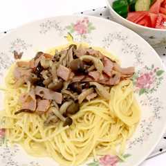 しめじとハムの和風パスタ-レシピのメイン写真