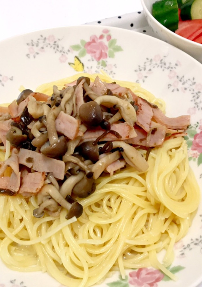 しめじとハムの和風パスタ-レシピのメイン写真