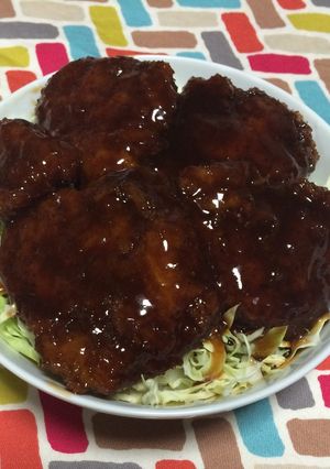 超簡単☆甘辛!激ウマ福島名物ソースかつ丼-レシピのメイン写真