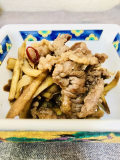 牛肉入りきんぴらごぼう-レシピのメイン写真