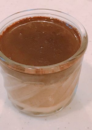 レンジで簡単！ゼラチンなし、チョコプリン-レシピのメイン写真