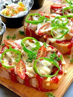 サバ缶ピザトースト-レシピのメイン写真