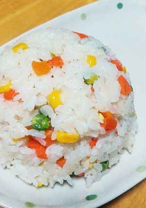 炒めご飯✕ミックスベジタブル-レシピのメイン写真