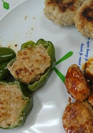 ハンバーグタネ アレンジ-レシピのメイン写真