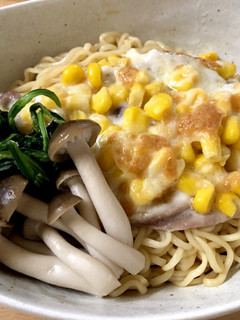 こんがりコーンチーズの冷やしみそラーメン-レシピのメイン写真