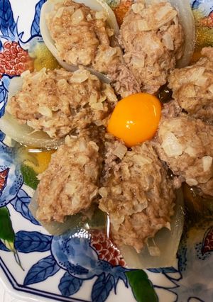 中華風たまねぎボート-レシピのメイン写真