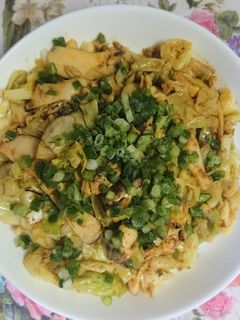 サバ水煮缶とキャベツのカレー炒め-レシピのメイン写真
