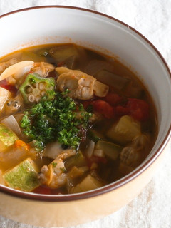 あさりと夏野菜たっぷりスープ-レシピのメイン写真