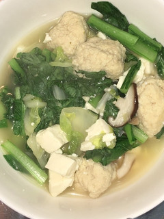 柚子胡椒風味の粉豆腐入り鶏団子スープ-レシピのメイン写真
