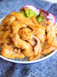豚バラのみそだれ炒めwith丼ぶり-レシピのメイン写真
