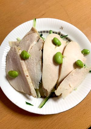 簡単！サラダチキン？鶏ハムです♥-レシピのメイン写真