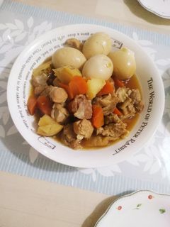 簡単に♪鶏肉とゆで卵のお酢煮込み-レシピのメイン写真