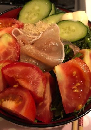 おうちにあるものでサラダうどん-レシピのメイン写真