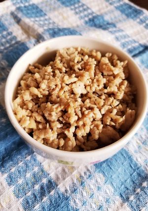 実は、エリンギ入鶏そぼろ(笑)-レシピのメイン写真