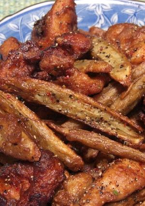 鳥胸肉と牛蒡のから揚げ-レシピのメイン写真