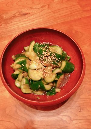 ポリ袋deカンタン！きゅうりの酢醤油-レシピのメイン写真