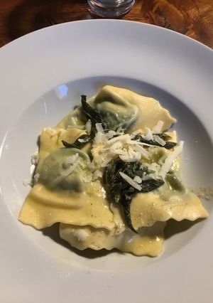 ほうれん草リコッタラビオリ、レモンバター-レシピのメイン写真