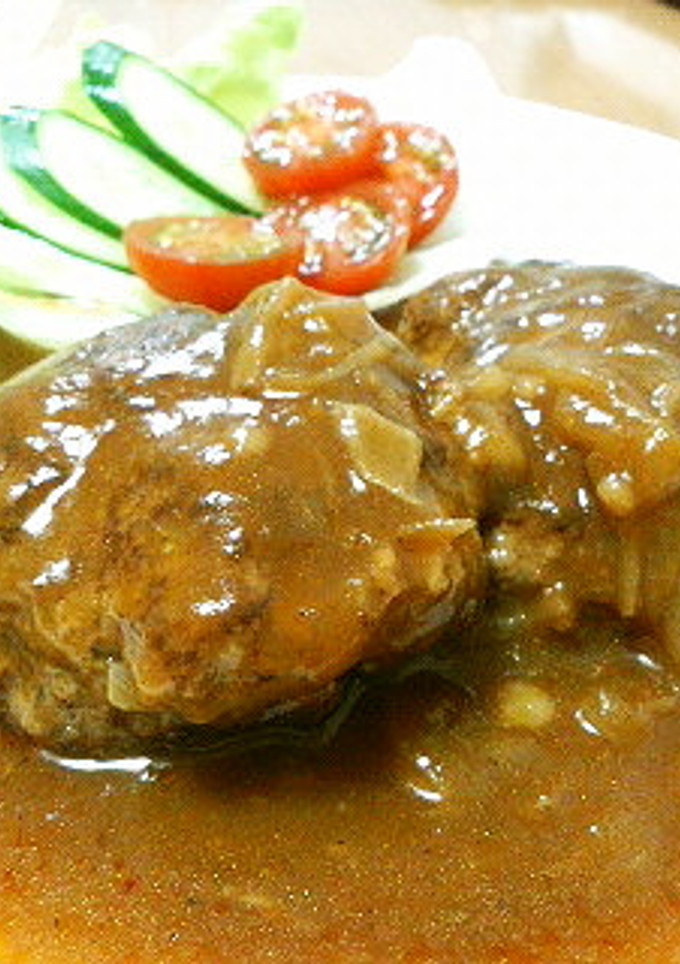 簡単♪ばあばの煮込みハンバーグ☆-レシピのメイン写真