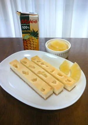 パイナップルチーズバー-レシピのメイン写真
