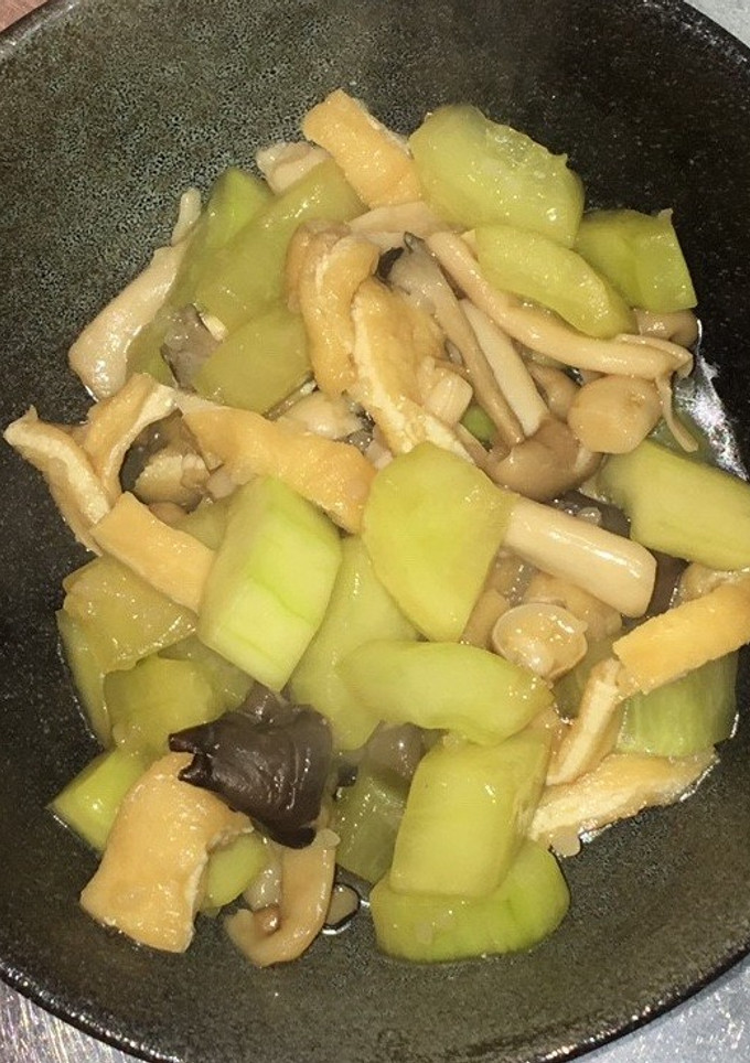 白瓜と茸と油揚げの道明寺煮-レシピのメイン写真