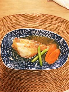 冷凍赤魚の煮付け(人参添え)-レシピのメイン写真