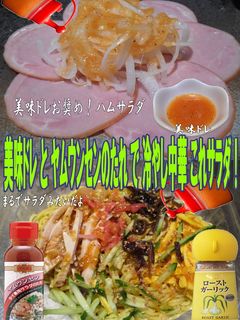 美味ドレとヤムウンセンガーリック冷し中華-レシピのメイン写真