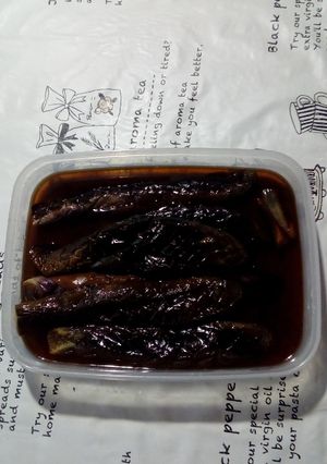 ナスの煮浸し。見にくくてすいません。-レシピのメイン写真
