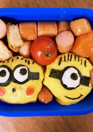 ミニオン キャラ弁-レシピのメイン写真