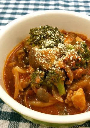 鶏肉のトマトカレー煮込み-レシピのメイン写真