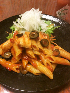 鮭魚漬のペンネアラビアータ-レシピのメイン写真