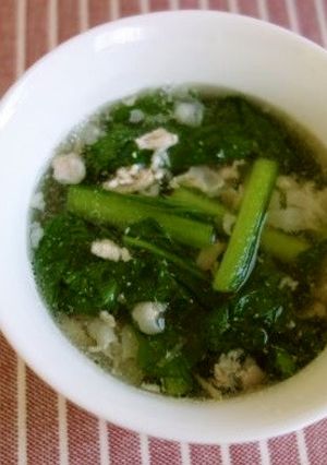 菜っ葉のスープ-レシピのメイン写真