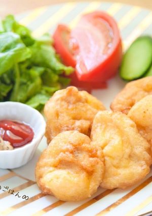 鶏むね肉で⁂サクフワ簡単チキンナゲット-レシピのメイン写真