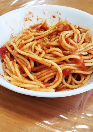 トマト缶でつくる子供大好きパスタ-レシピのメイン写真