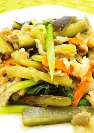 豚肉となすの梨ソース炒め【健幸惣菜〜夏飯-レシピのメイン写真