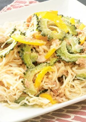 そうめんとゴーヤのチャンプルー-レシピのメイン写真