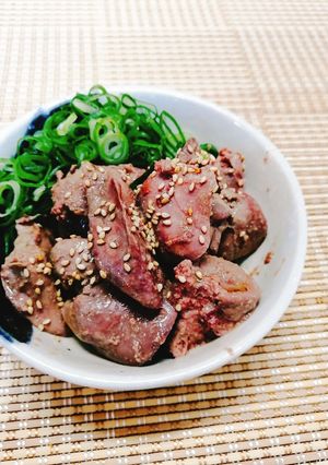 炊飯器で簡単✤鶏肝でレバ刺し風-レシピのメイン写真