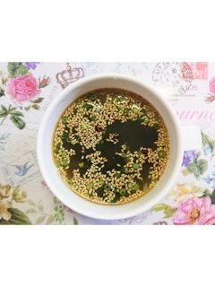 時短マグカップでワカメスープ-レシピのメイン写真