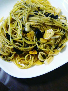 海苔とにんにくパスタ-レシピのメイン写真